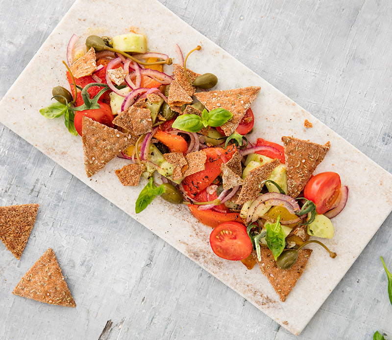 Panzanella med tilltugg